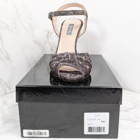 SJP by Sarah Jessica Parker Women's Carson Sandal 12 M US 42 EU Italy NEW IN BOX